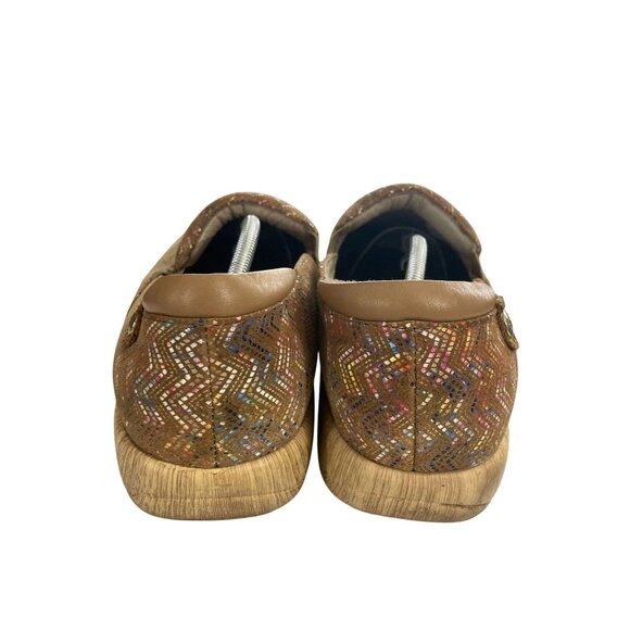 Alegria Keli kel-678 womens Size 44 (12.5-13) Zigzag Pattern Leather Shoes - Picture 4 of 8